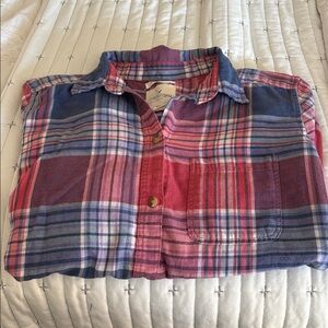 American eagle long sleeve button down small